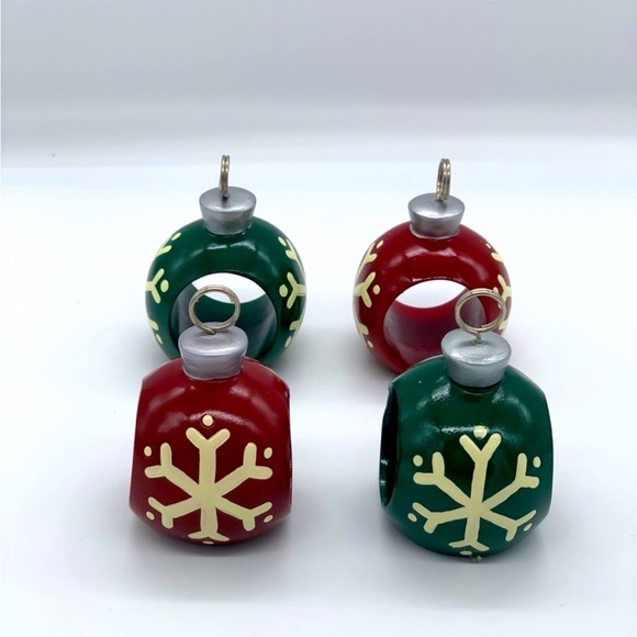 CHRISTMAS PLACECARD NAPKIN RING HOLDER - Picture 1 of 2